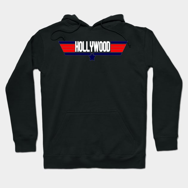 "Hollywood" Fighter pilot 80's movie design Hoodie by Yoda